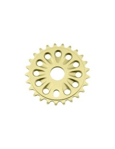 Alloy Chainring 6061-T6 1/2 X 1/8 25t Gold.